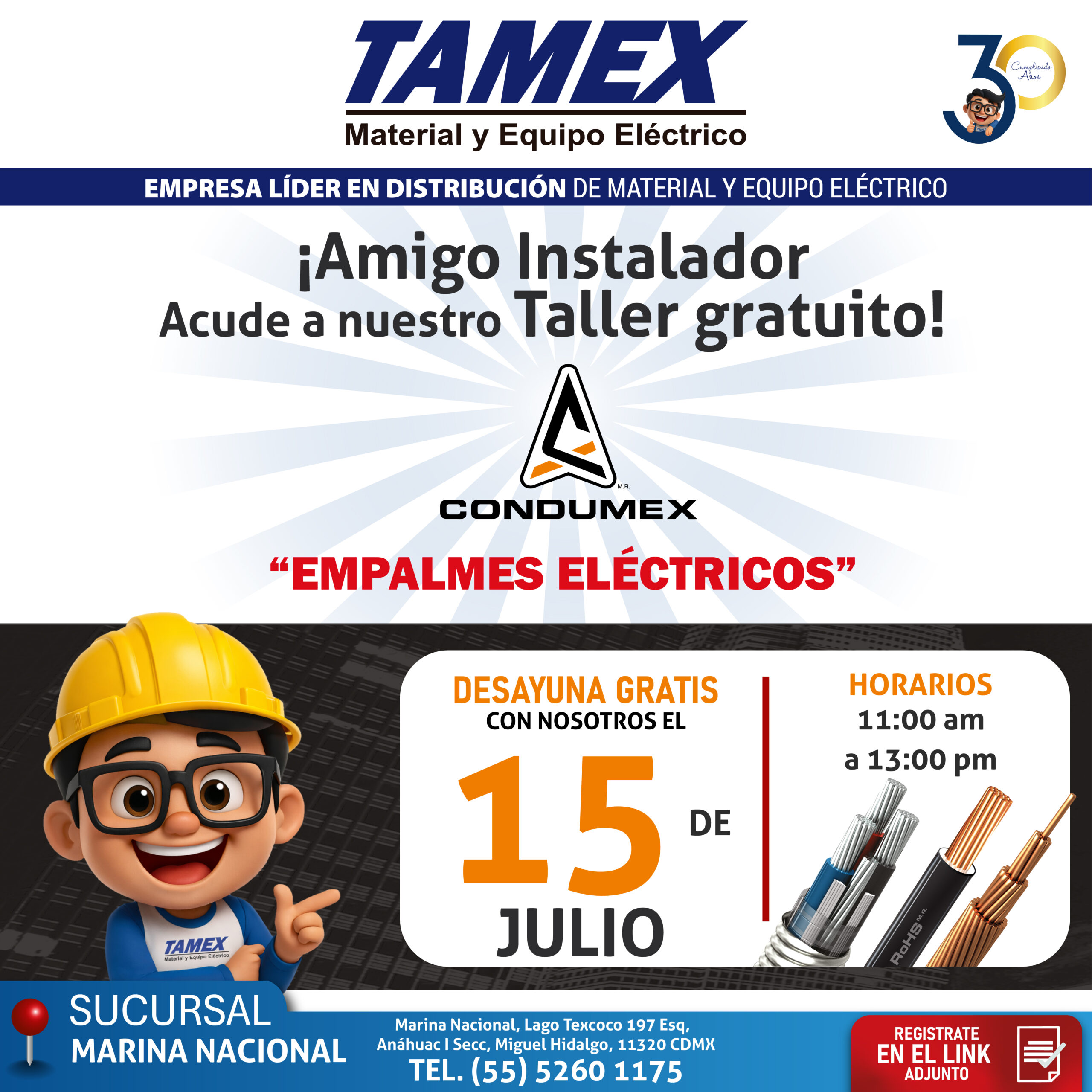 2026/jul/15 CONDUMEX Marina Nacional